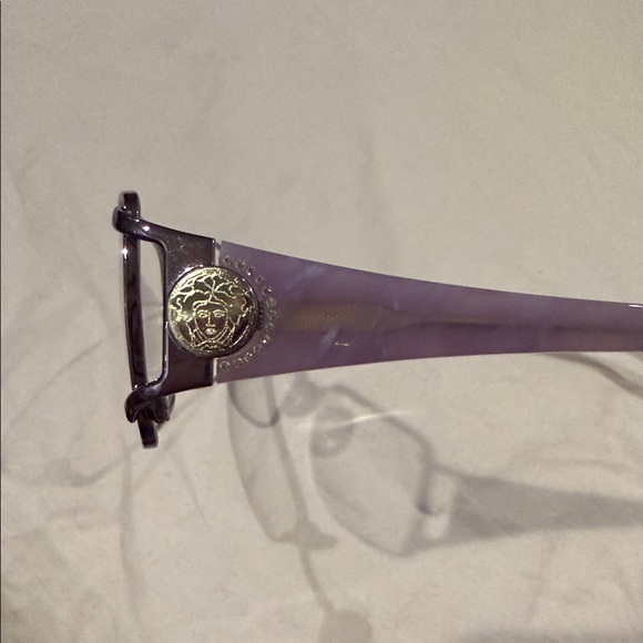 Vintage Versace Y2K Lavender Eyewear Non-prescription, NWOT - Picture 2 of 5